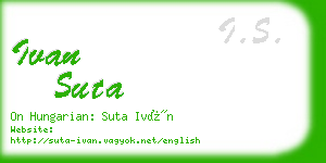 ivan suta business card